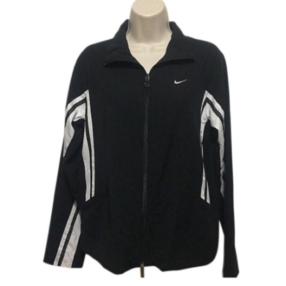 Nike Black & White Jacket - Picture 1 of 8
